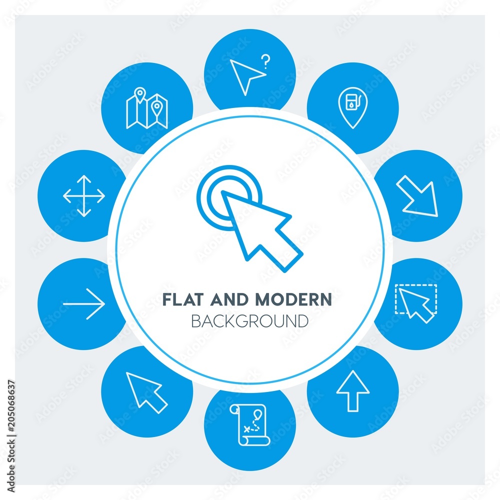 location, arrows, cursors Infographic Circle outline Icons Set. Contains such Icons as business, website, elements, background, pattern, banner, slider and more. Fully Editable. Pixel Perfect location, arrows, cursors Infographic Circle outline Icons Set. Contains such Icons as business, website, elements, background, pattern, banner, slider and more. Fully Editable. Pixel Perfect