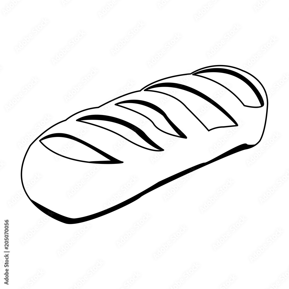 Delicious and fresh bread vector illustration graphic design Delicious and fresh bread vector illustration graphic design