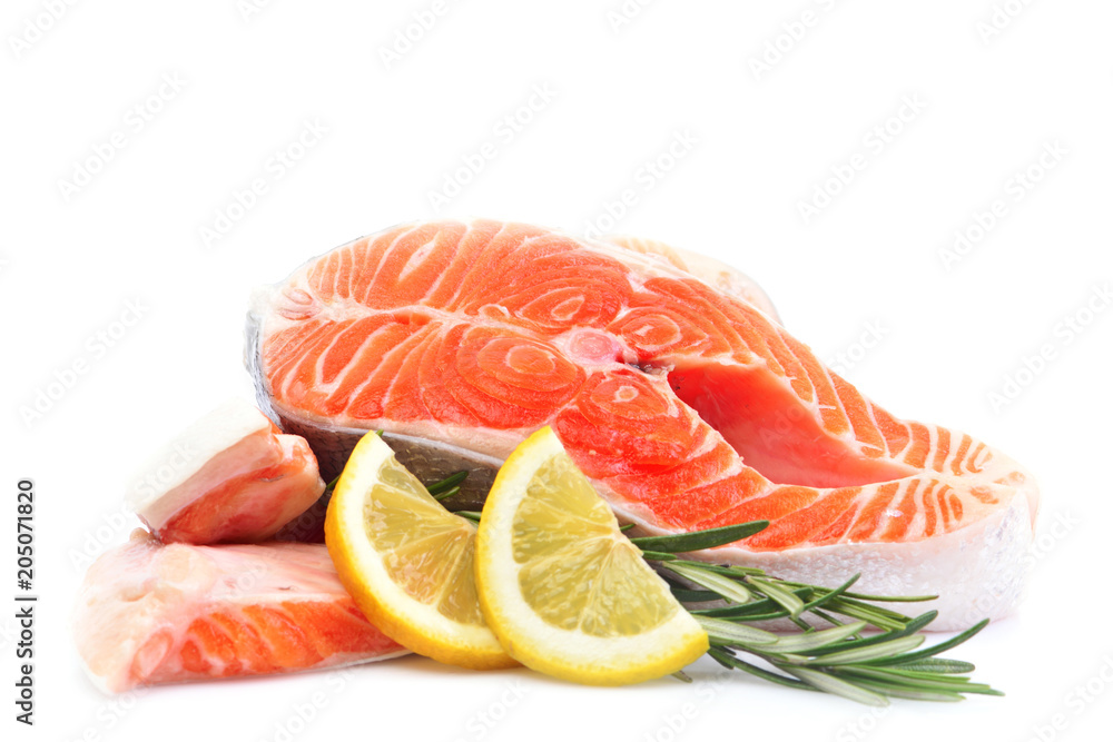 Steak fish salmon