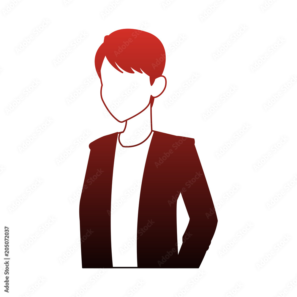Young man cartoon with casual clothes vector illustration graphic design Young man cartoon with casual clothes vector illustration graphic design