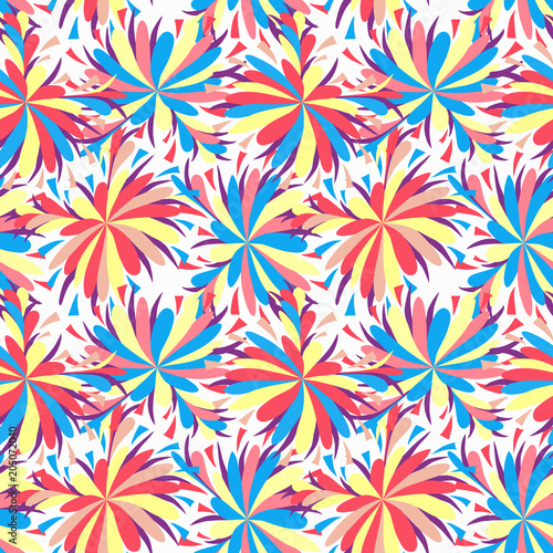 bright colored seamless abstract pattern for your design quality illustration