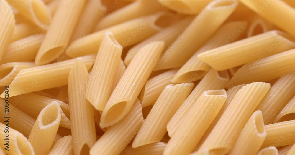 Heap of Rigatoni in rotation Heap of Rigatoni in rotation