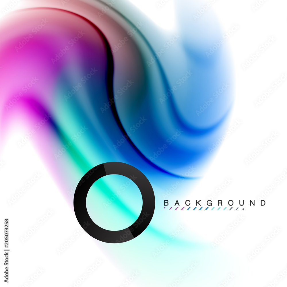 Swirl fluid flowing colors motion effect, holographic abstract background Swirl fluid flowing colors motion effect, holographic abstract background