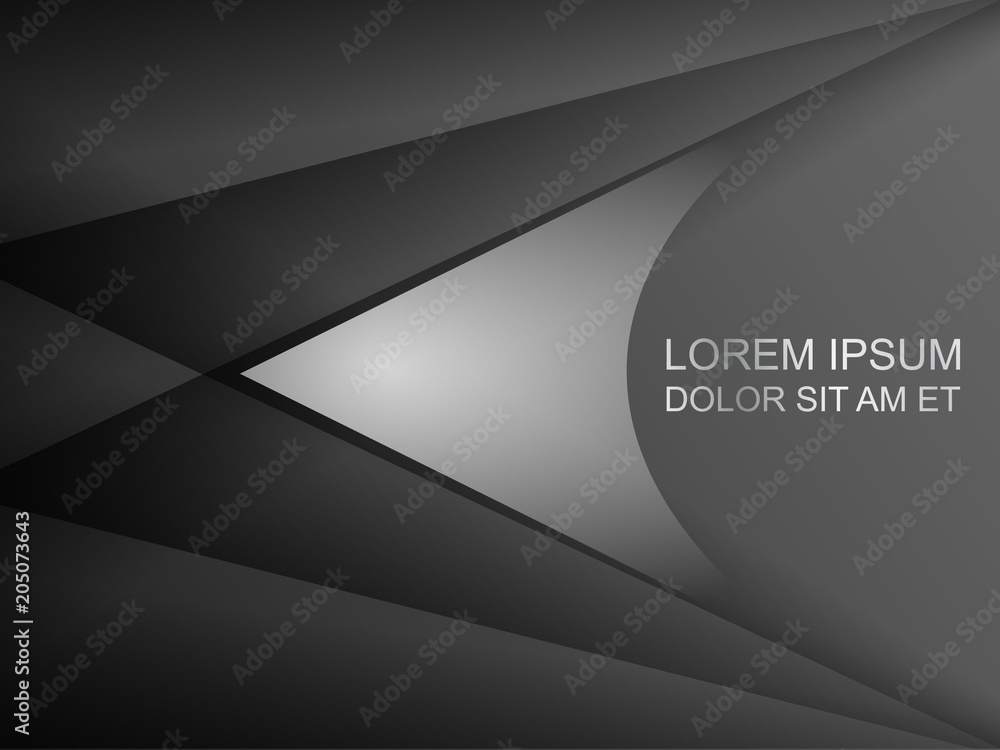 Abstract light silver vector background with triangles Abstract light silver vector background with triangles
