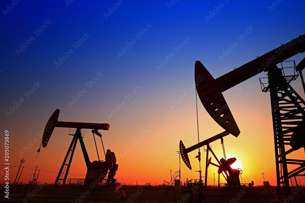 The oil pump, industrial equipment The oil pump, industrial equipment