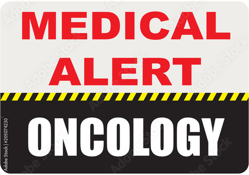 Sign Medical Alert - Oncology