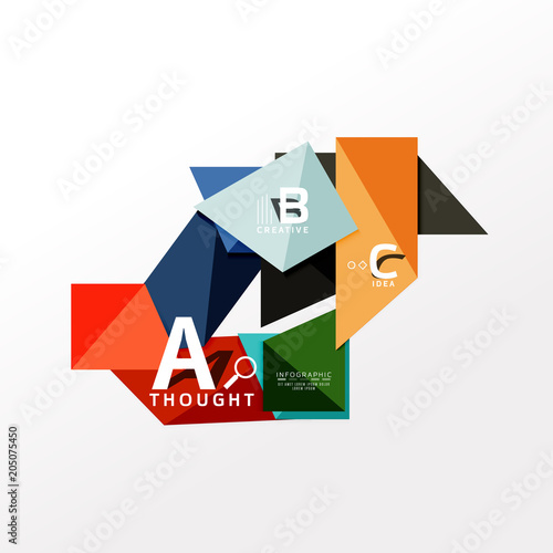 Free Download Infographic option banner - GFXLoad
