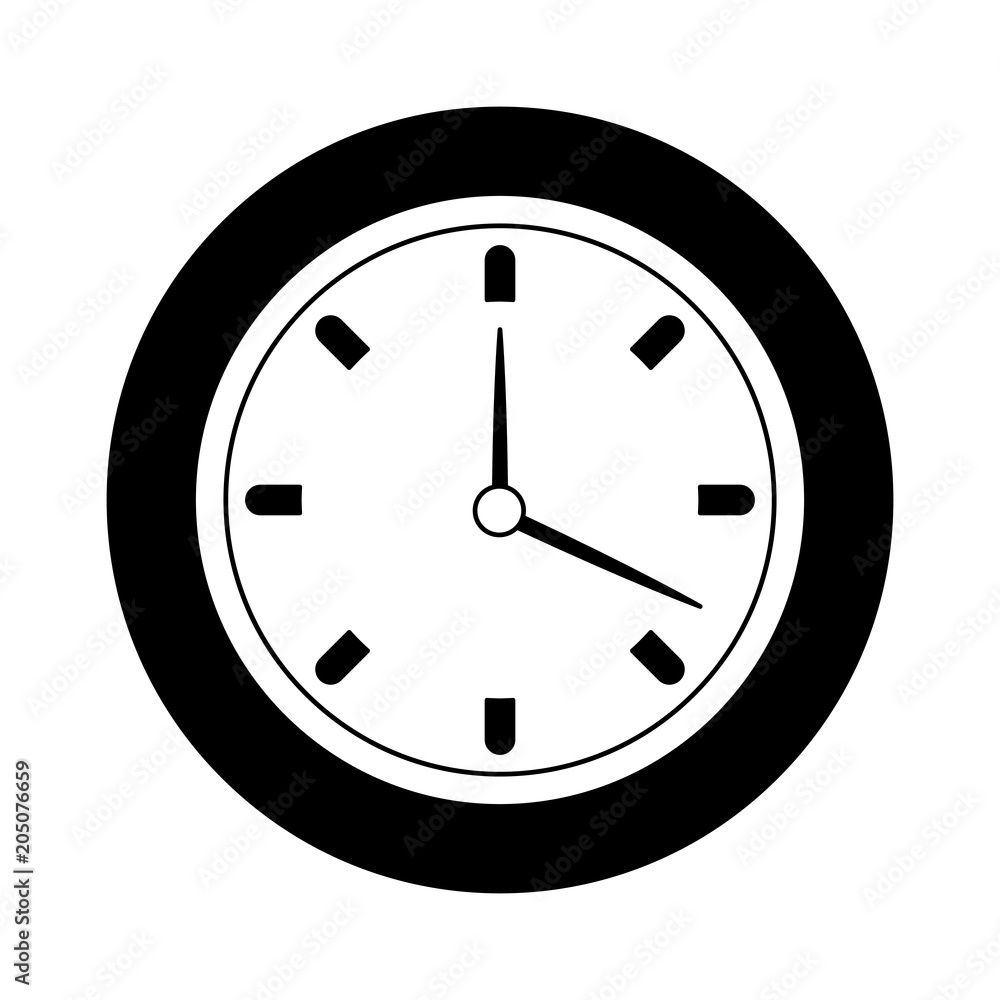 Wall clock symbol vector illustration graphic design Wall clock symbol vector illustration graphic design