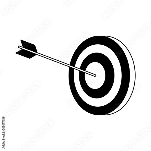 Target dartboard symbol vector illustration graphic design