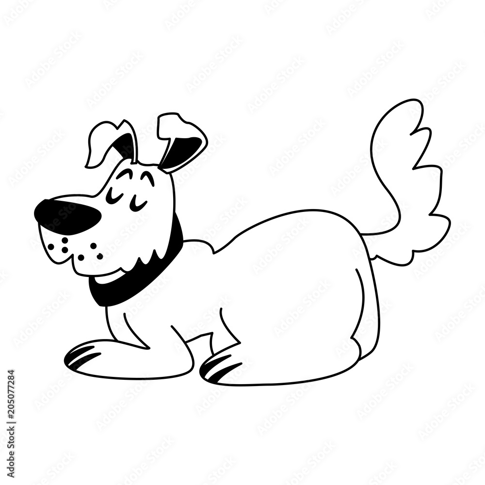 Cute dog cartoon vector illustration graphic design Cute dog cartoon vector illustration graphic design