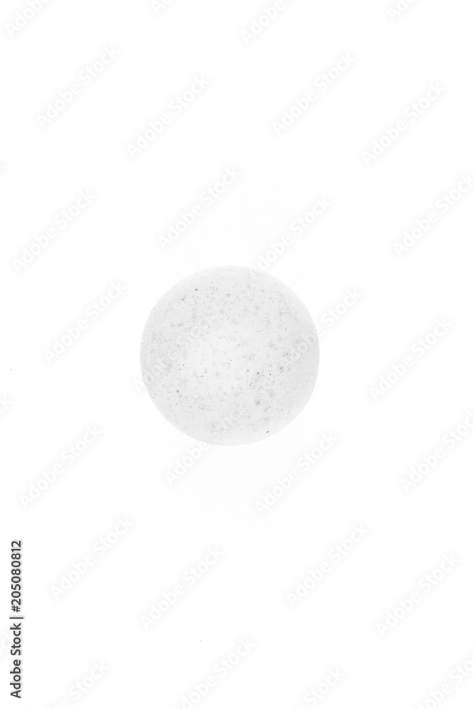 white abstract decorative ball on white isolated background white abstract decorative ball on white isolated background