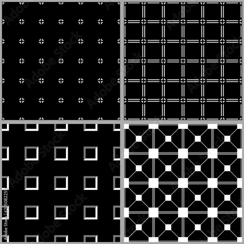 Black and white abstract si...