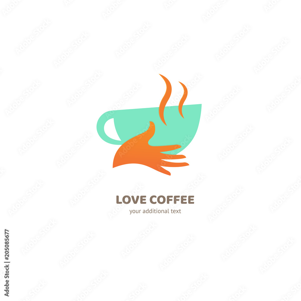 Vector stock logo, abstract cafe, cafeteria and bistro vector template. Vector stock logo, abstract cafe, cafeteria and bistro vector template.