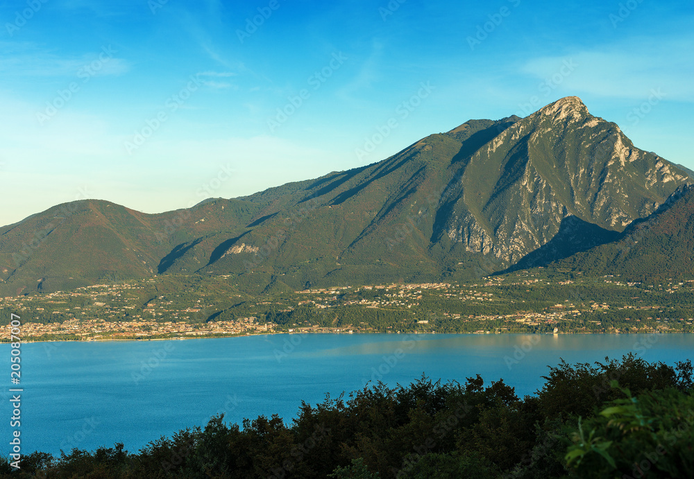 Lake Garda with Toscolano Maderno town - Italy