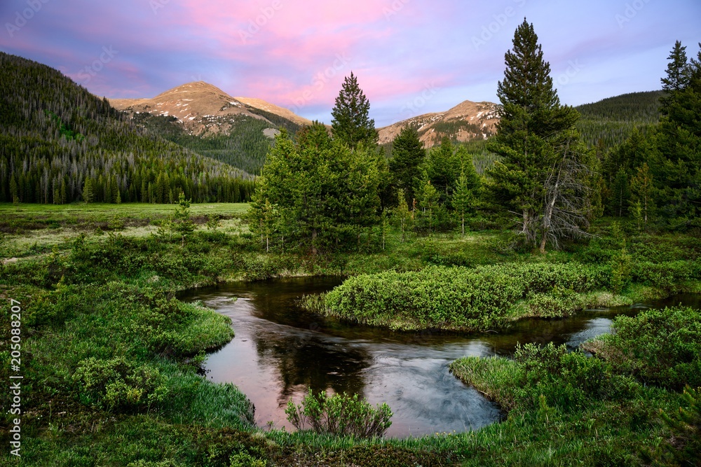 Obraz premium Indian Peaks Wilderness Area, near Winter Park Colorado