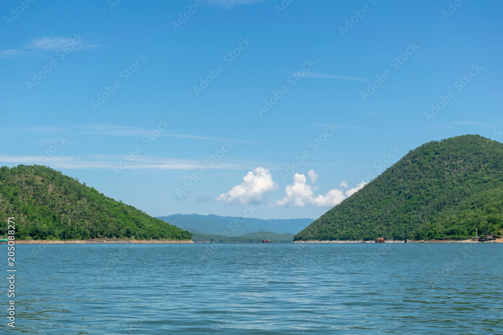 Water and mountain views Water and mountain views