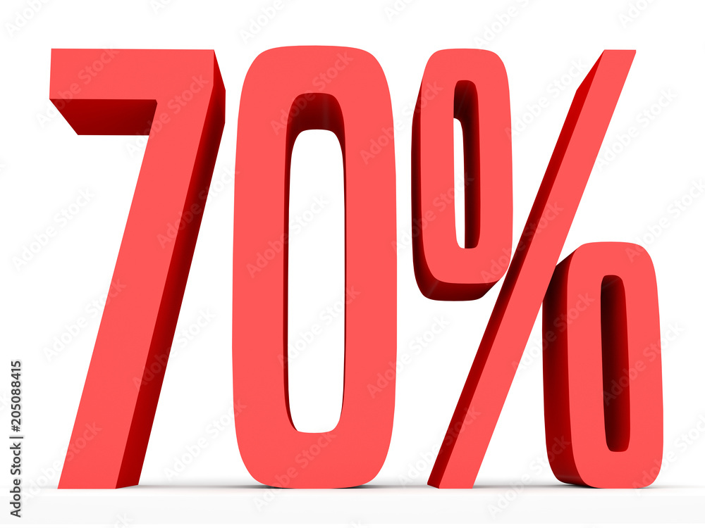 Seventy percent off. Discount 70 %. Seventy percent off. Discount 70 %.