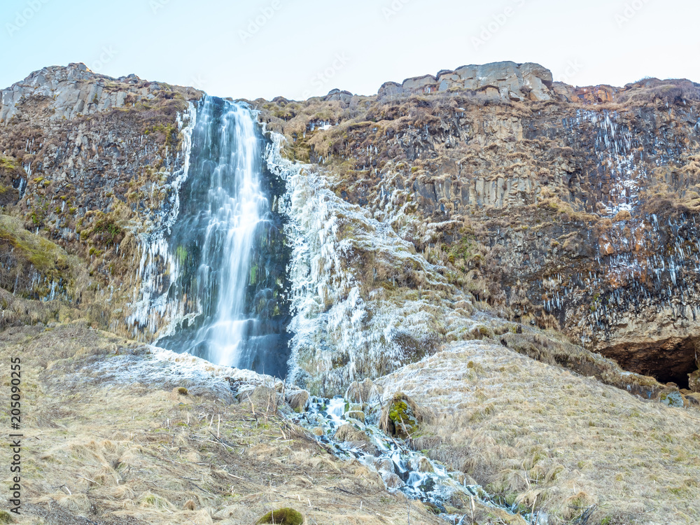 Seljalandsfoss waterfall in Iceland Seljalandsfoss waterfall in Iceland