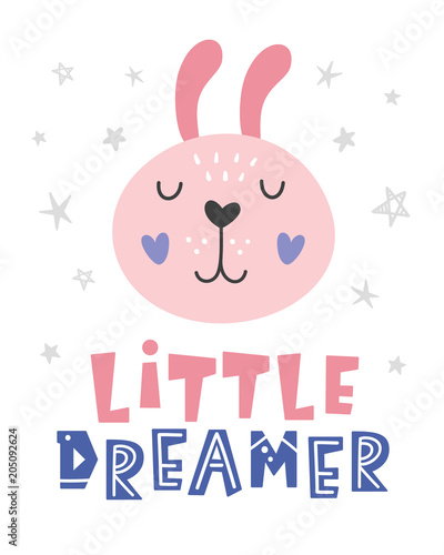 Scandinavian style Childish poster