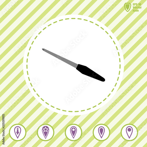 nailfile vector icon