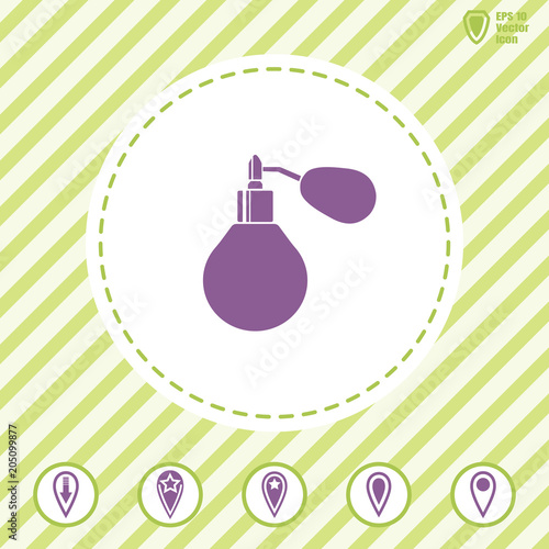 eau de toilitte vector icon