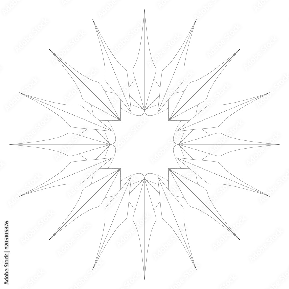 Einfaches Mandala