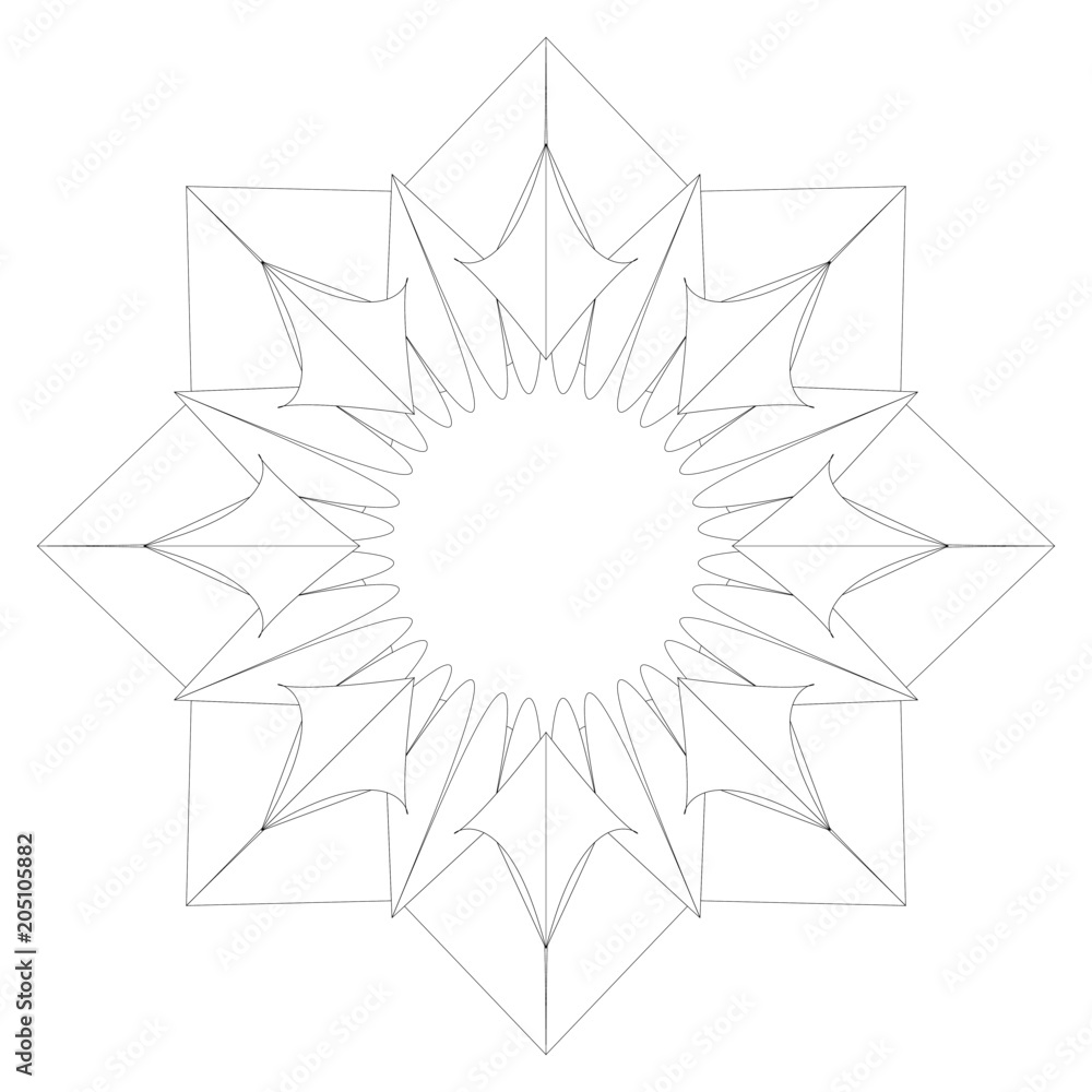 Einfaches Mandala