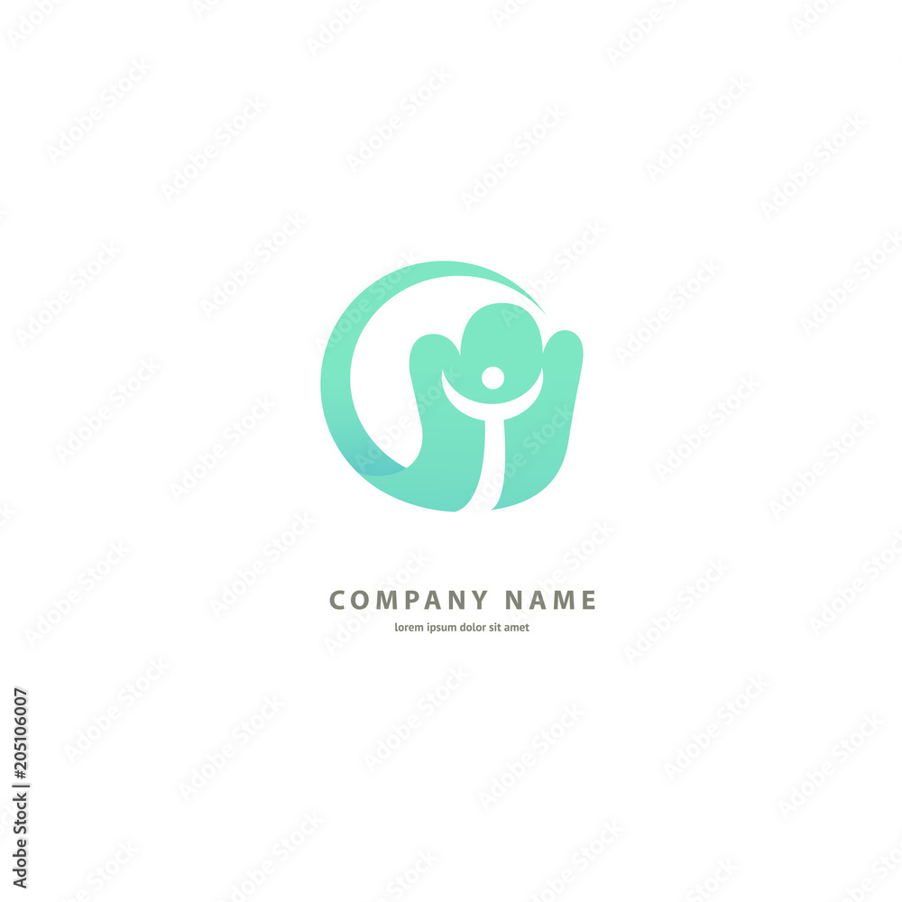 Vector stock logo, abstract sign of food, vector template of fresh meal. Vector stock logo, abstract sign of food, vector template of fresh meal.