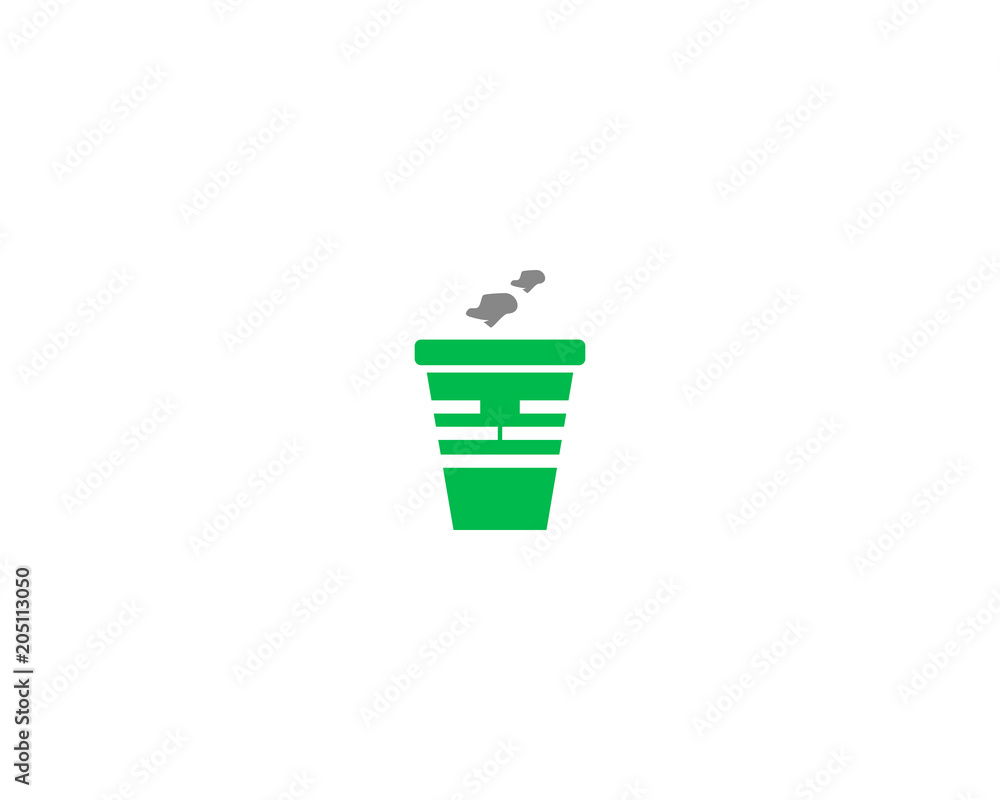 trash logo