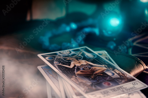 Fotografie Tarot card.