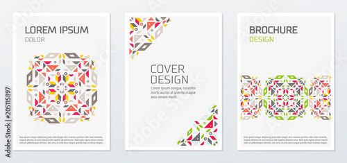 Wallpaper Mural Abstract minimal geometric shapes polygon design vector background. For business annual report book, cover brochure flyer, poster. Torontodigital.ca
