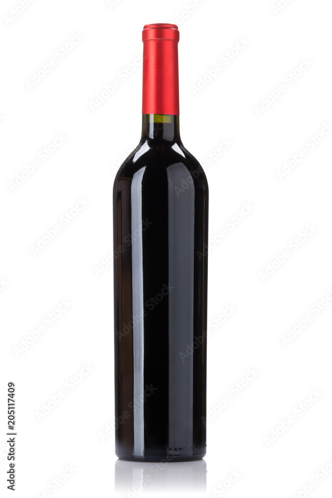 Red wine bottle