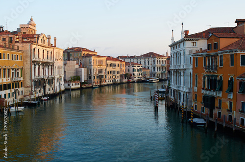 Grand Canal at dawn, Venice, Italy © Benedictus