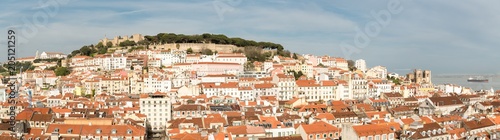 Panoramic view on Lisbon