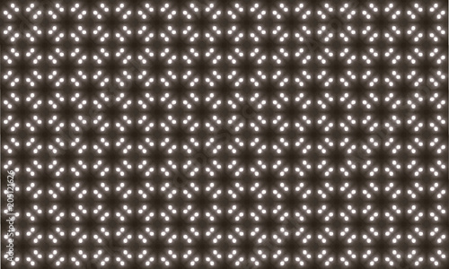 Geometric polygons background with glowing lights , abstract black metallic wallpaper, vector illustration