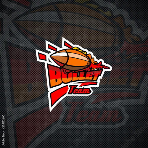 Bullet team logo template.