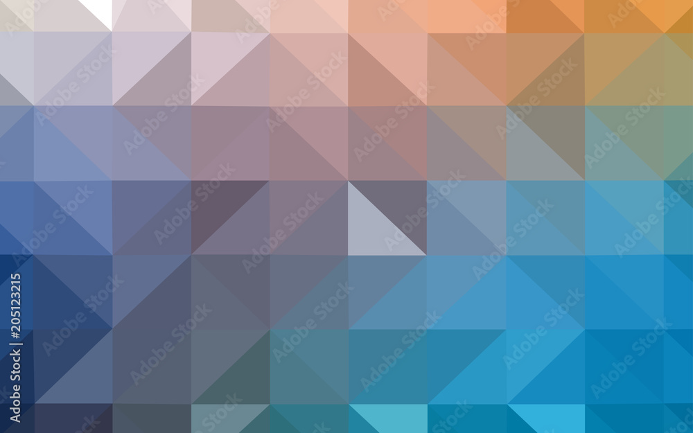 Light Blue, Yellow vector polygon abstract backdrop. Light Blue, Yellow vector polygon abstract backdrop.