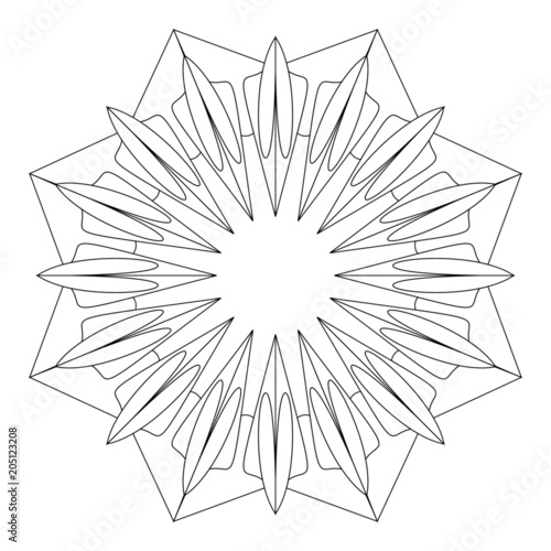 Einzigartige Schneeflocke