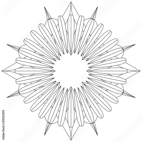 Einzigartige Schneeflocke