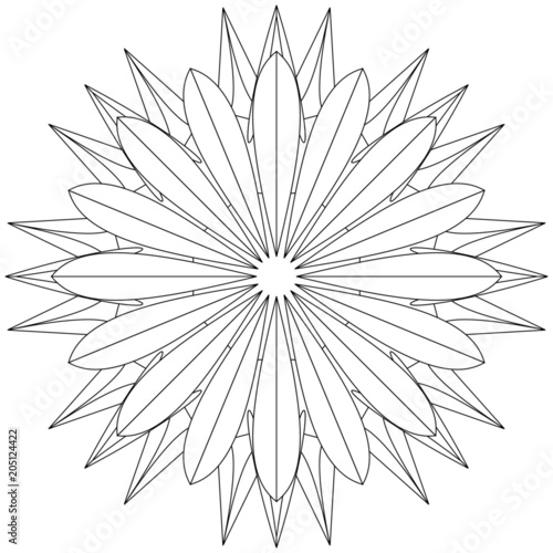 Einzigartige Schneeflocke