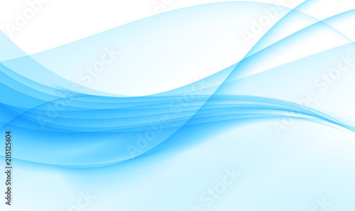 Abstract Colored Wave on Background. Vector Illustration