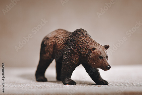 luxury baby rubber bear toy for animal collection.