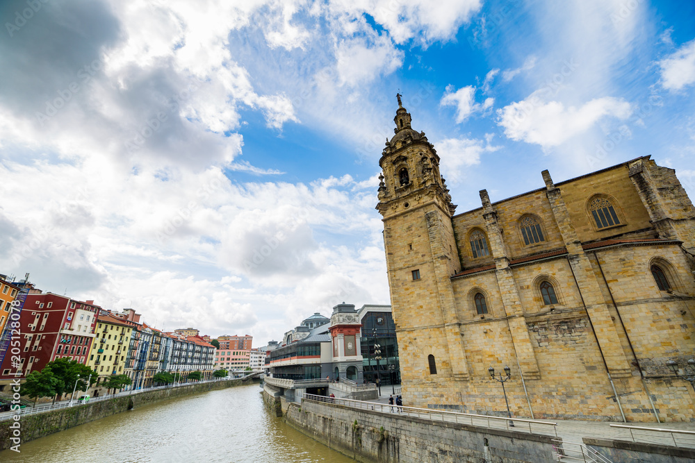 Fototapeta premium panoramic view of bilbao, Spain