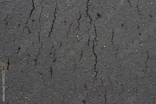 Wallpaper Mural Gray cracked concrete asphalt bitumen background or texture. Torontodigital.ca