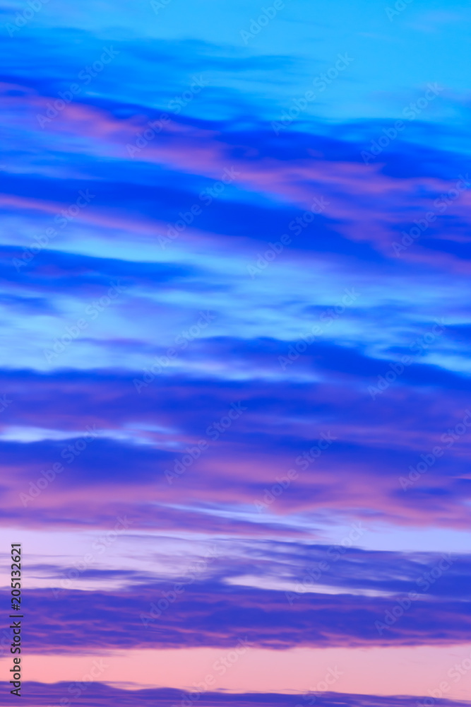 Obraz premium beautiful colorful sky and cloud in twilight time background