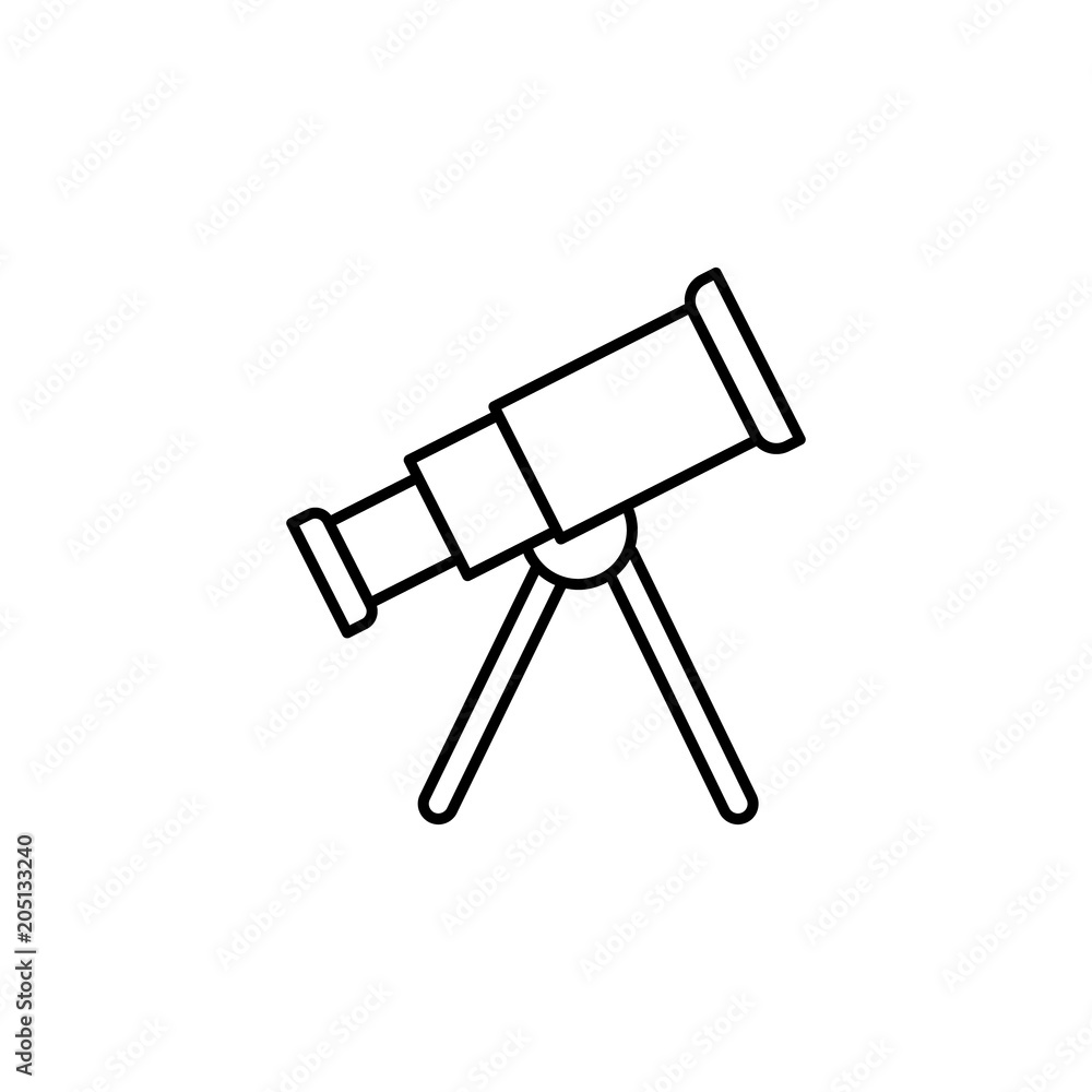 telescope icon. Element of web icon for mobile concept and web a