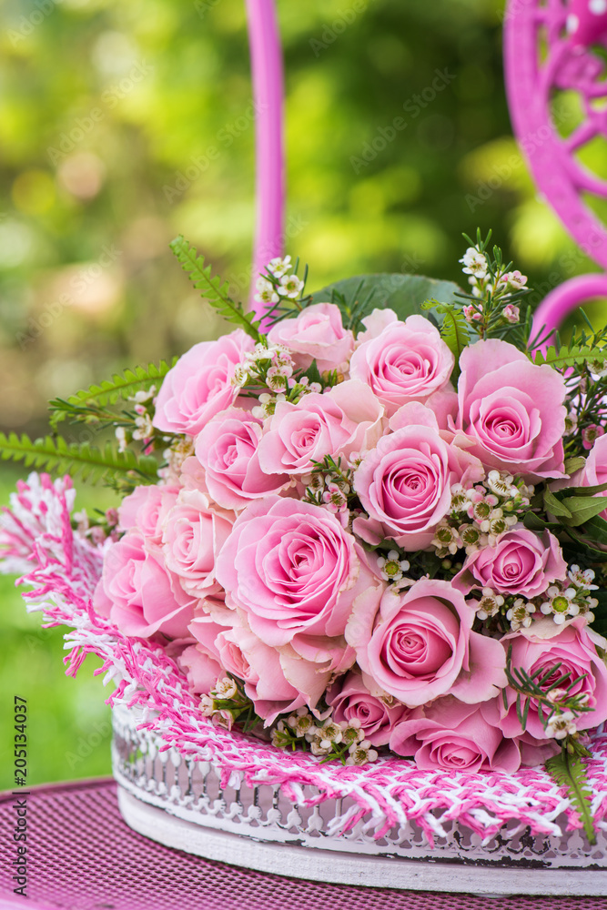 Obraz premium Rosa Rosenstrauß