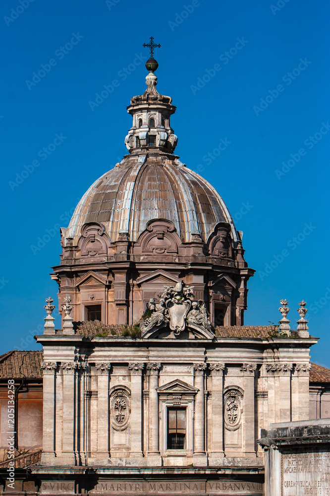 Église Saints-Luc-et-Martine, forum Romain, Rome, Italie