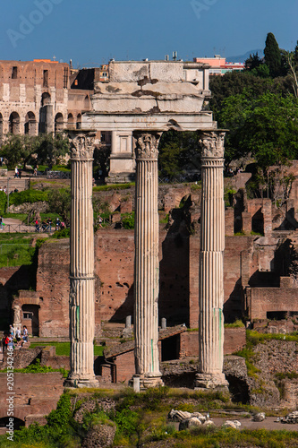 Temple des Dioscures ou temple de Castor et Pollux, Forum Romain