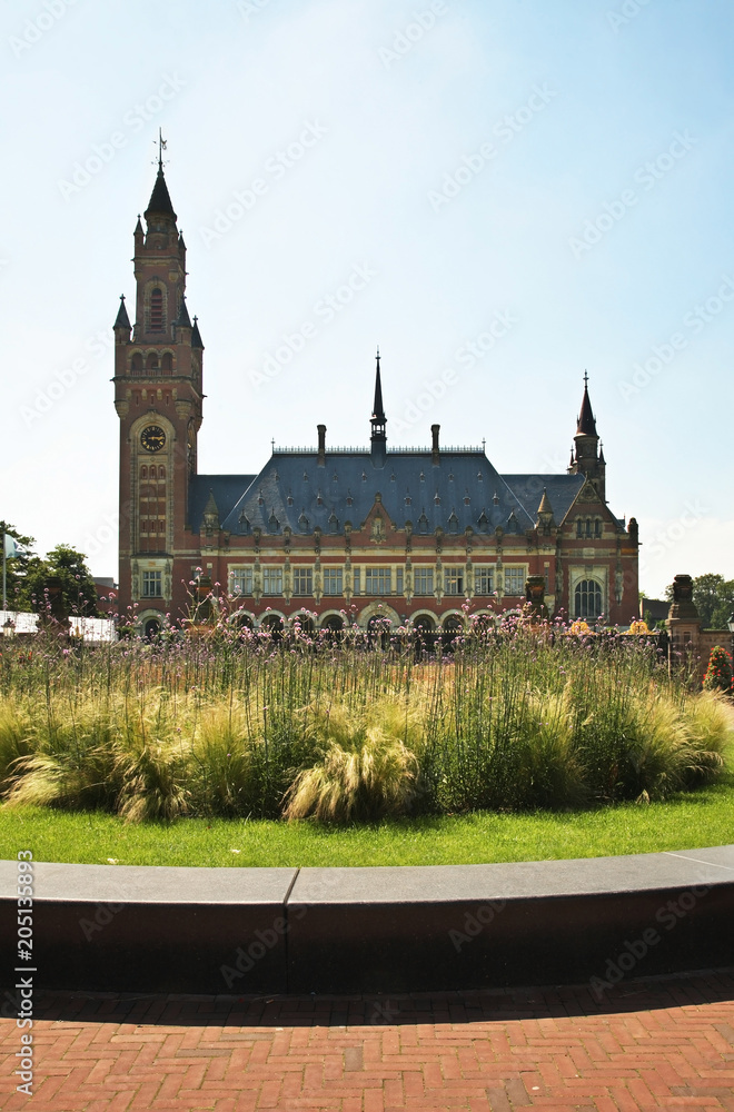 Peace Palace at Hague (Den Haag). South Holland. Netherlands